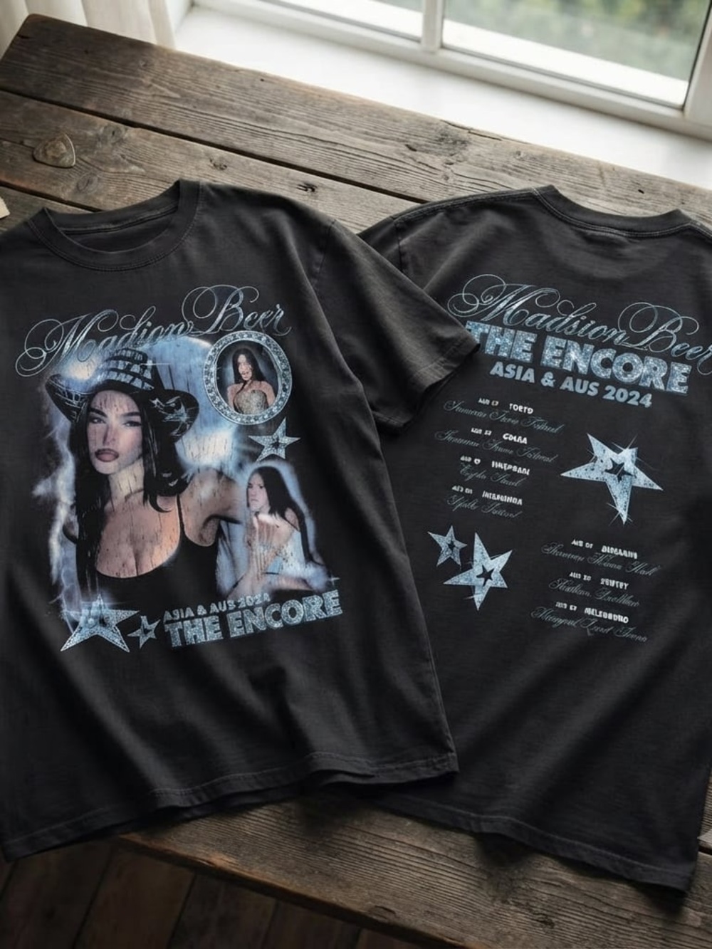 Madison "The Encore" Black Short Sleeve Tour Tee
